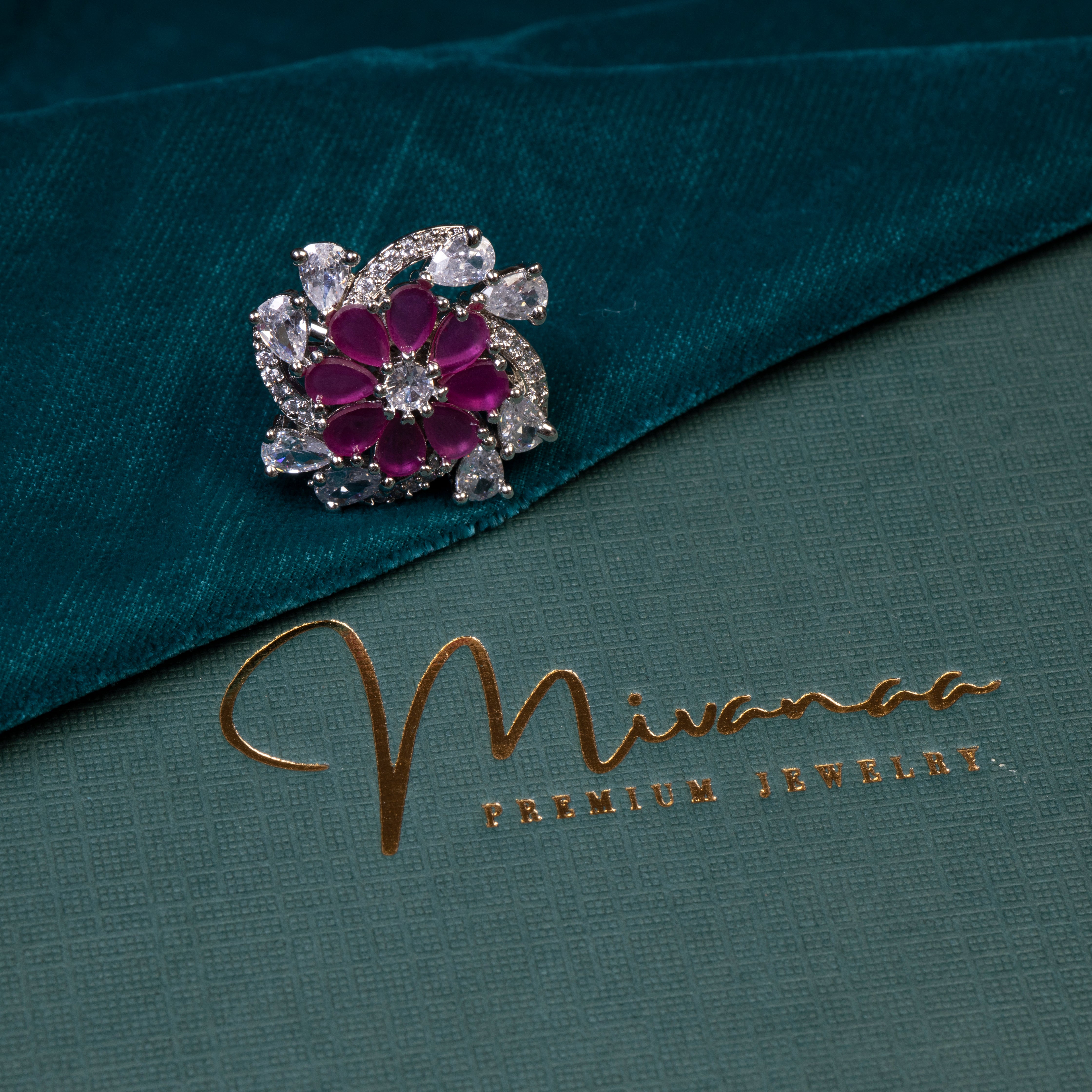 Timeless Ruby Brilliance-Mivanaa